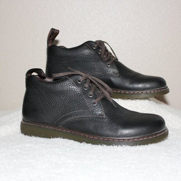 Dr. Martens Other - Dr. Martens Mens Barnie Black Grizzly Chukka Boots Shoes Size 12